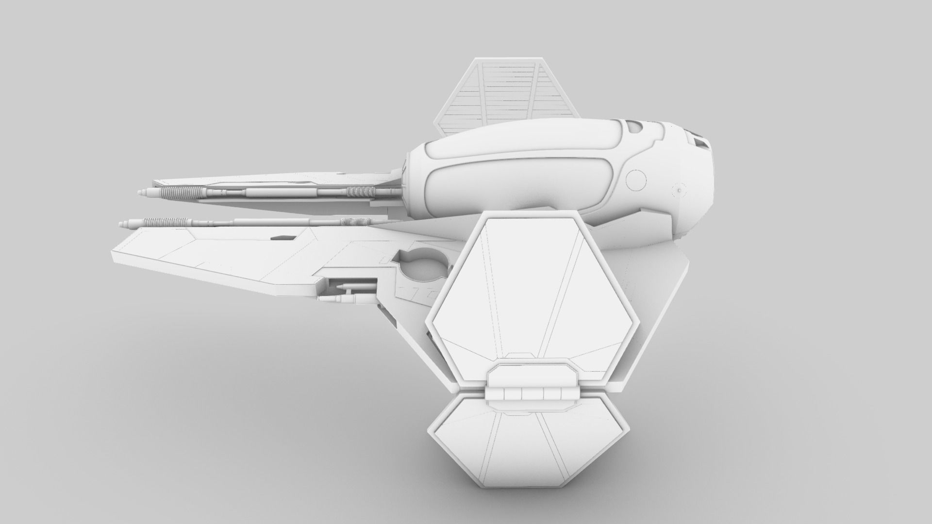 STAR WARS Jedi Interceptor ETA-2 3D model_8