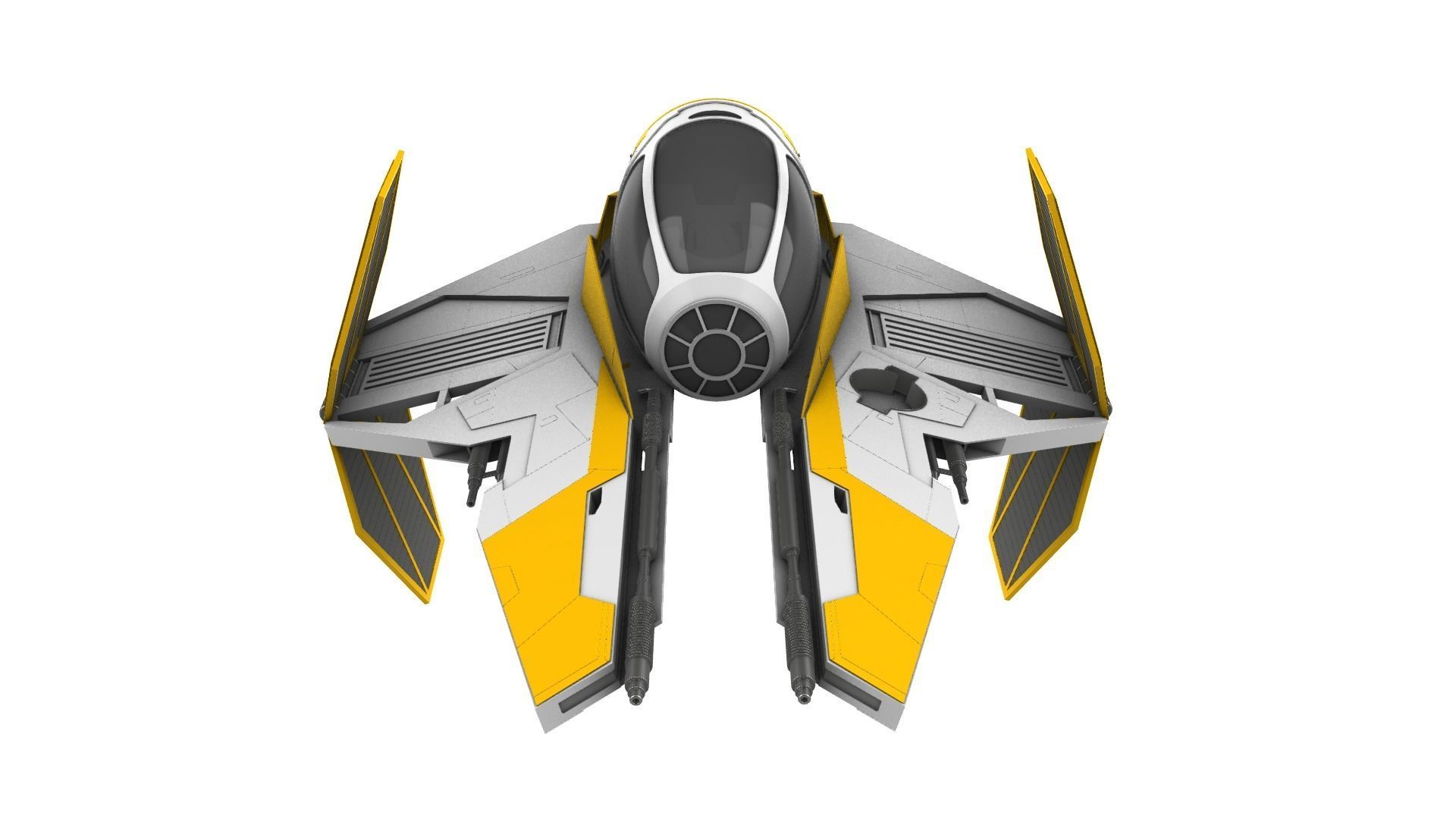 STAR WARS Jedi Interceptor ETA-2 3D model_4