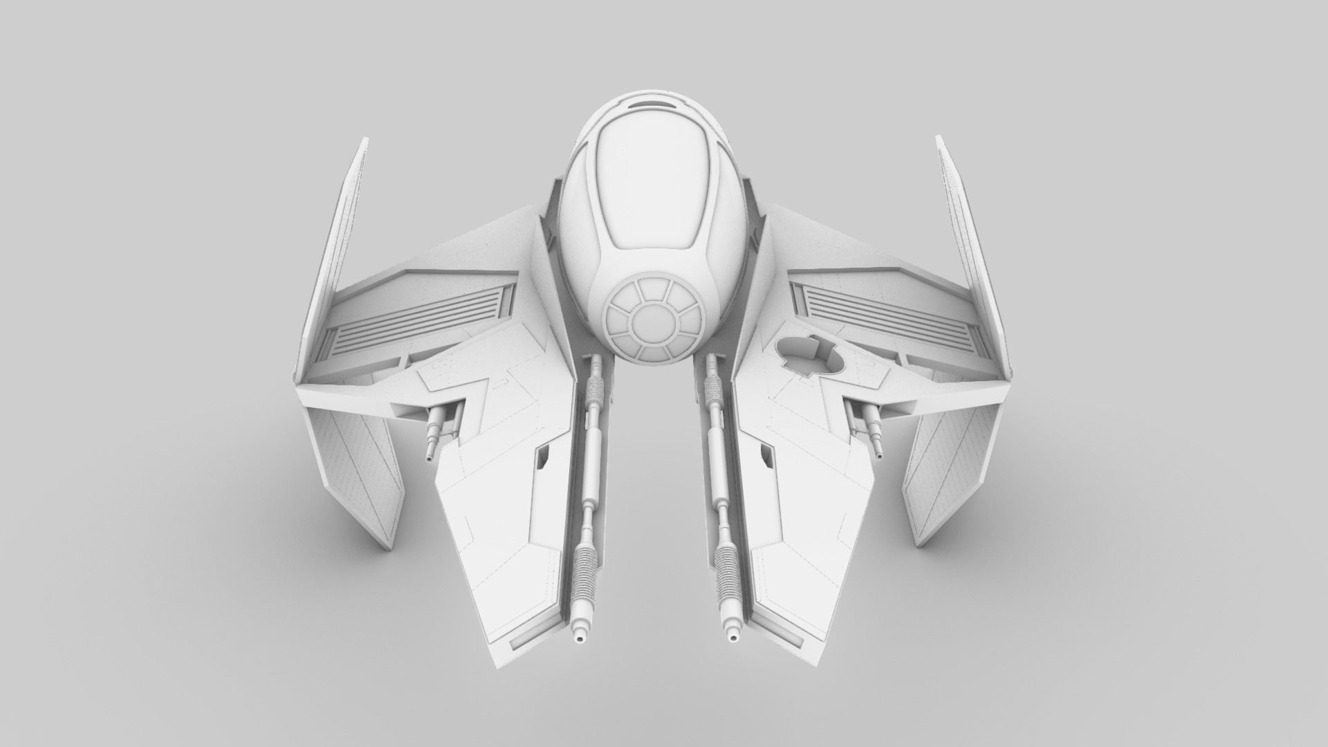 STAR WARS Jedi Interceptor ETA-2 3D model_7