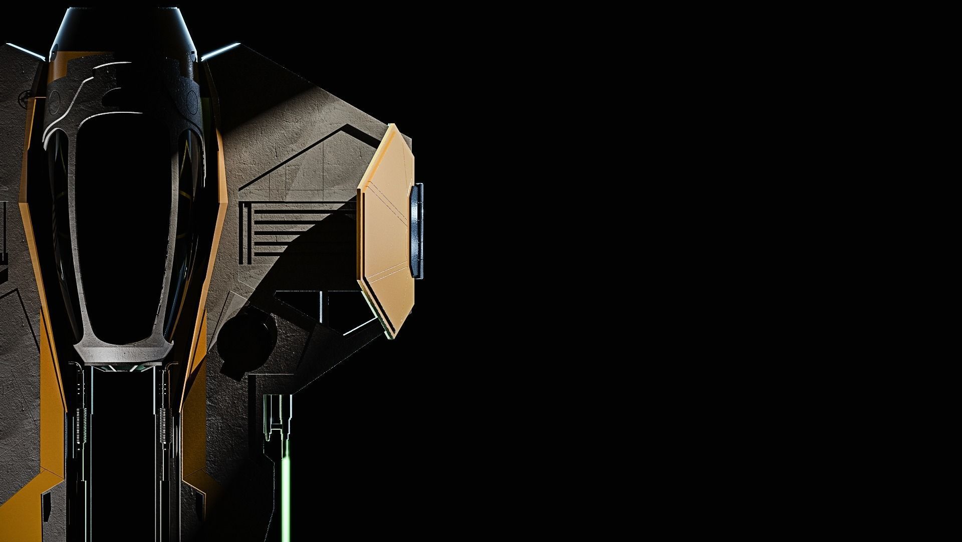 STAR WARS Jedi Interceptor ETA-2 3D model_1