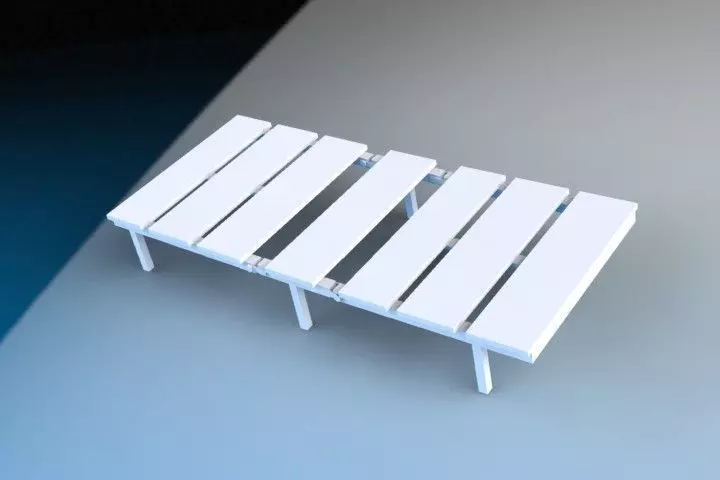 single bed Free 3D model
