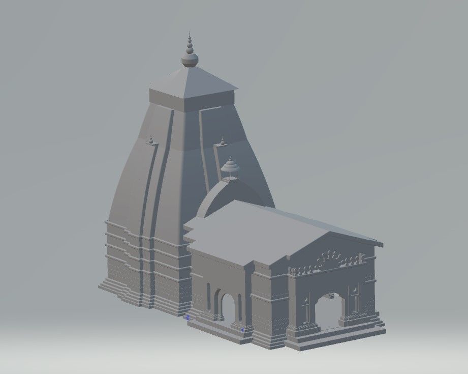 kedarnath temple Free 3D print model_8