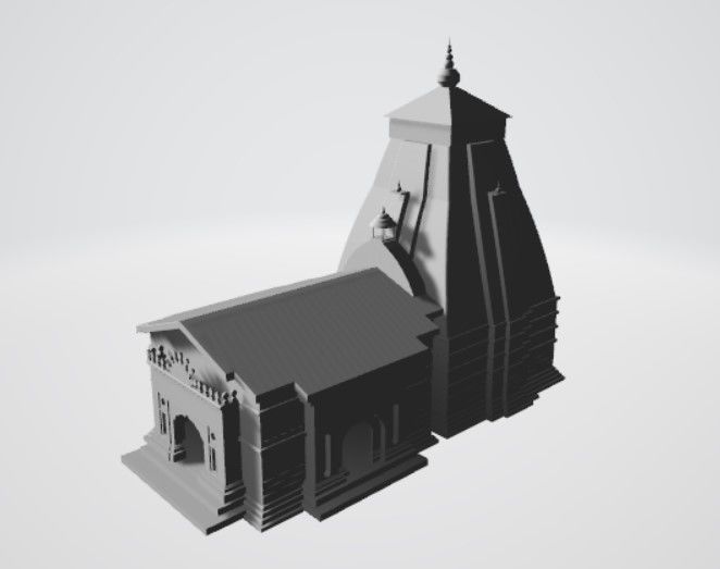 kedarnath temple Free 3D print model_2