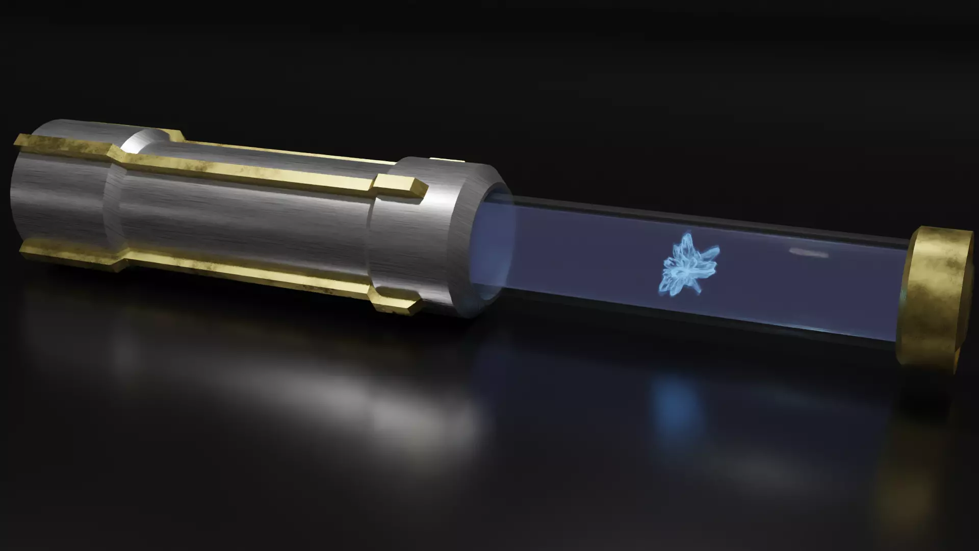 Coaxium Hyperfuel Container Low-poly 3D model_0