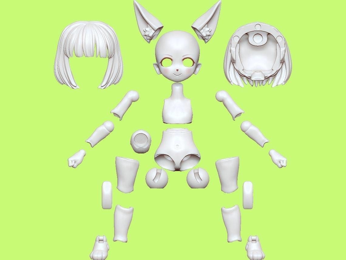 Anya Atelier - Inari BJD series 3d print file 3D print model_3