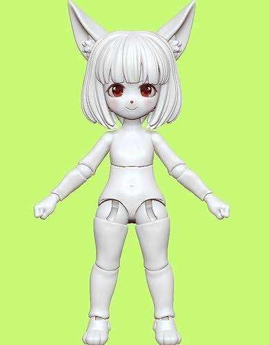 Anya Atelier - Inari BJD series 3d print file 3D print model