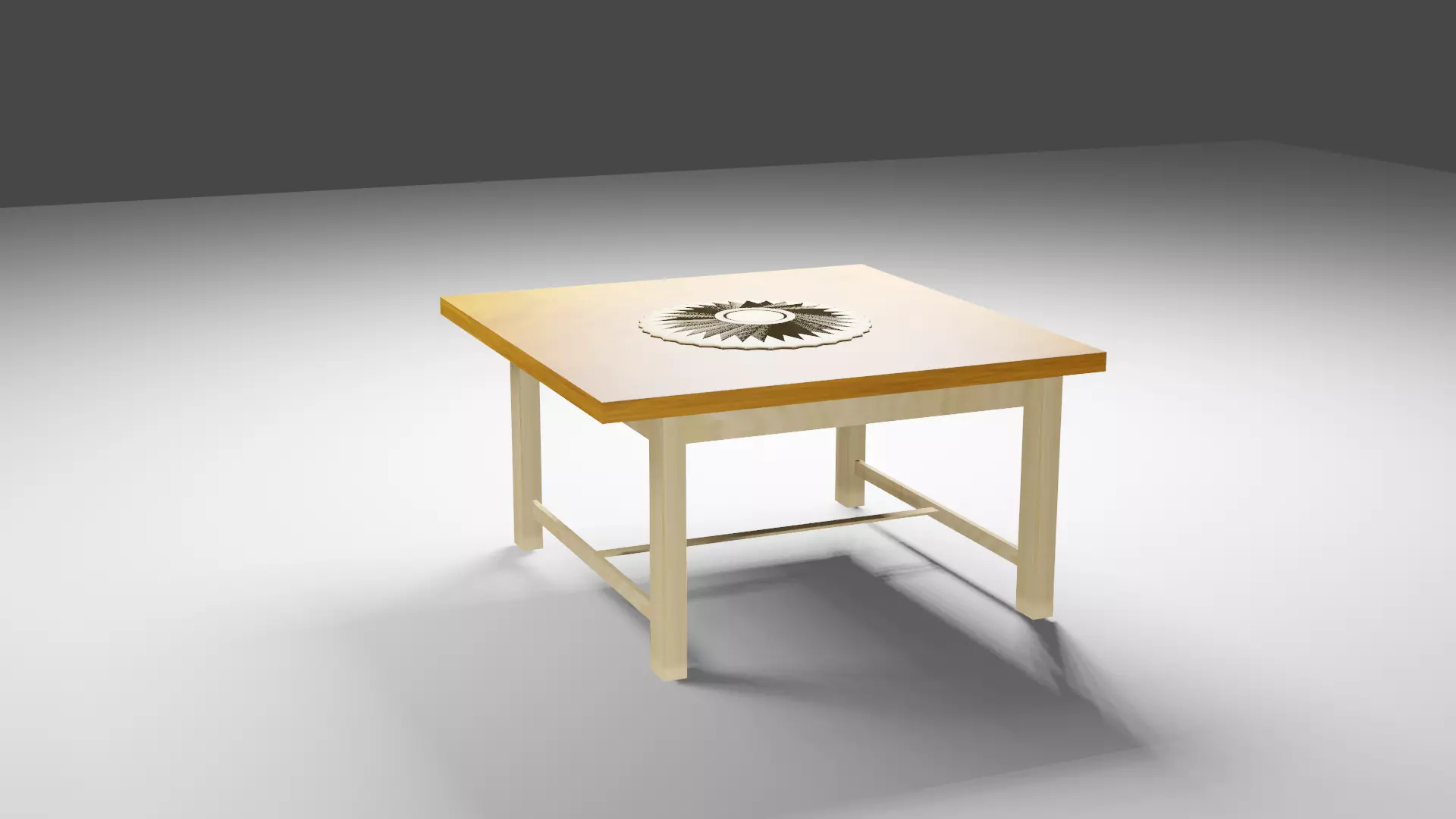 High quality 3D Table  Low-poly 3D model_0