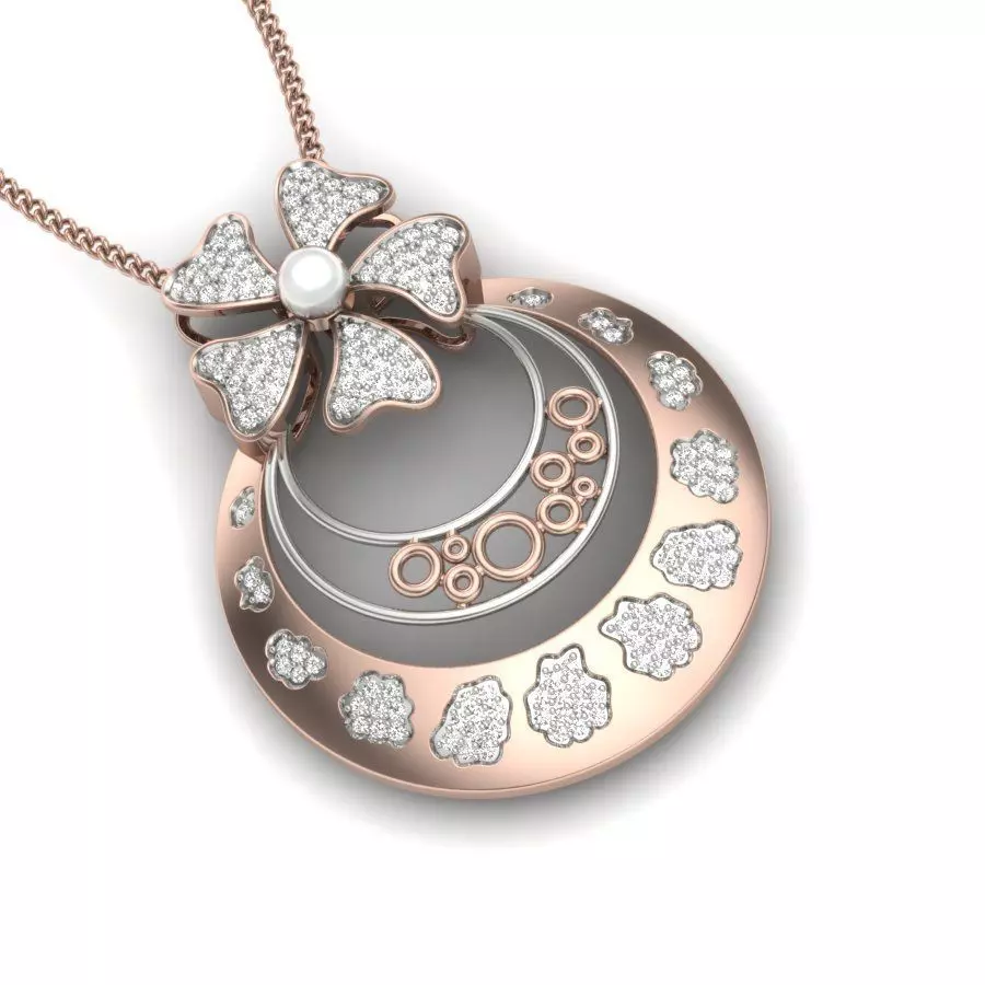 PENDANT OWLS LOVE 3D print model