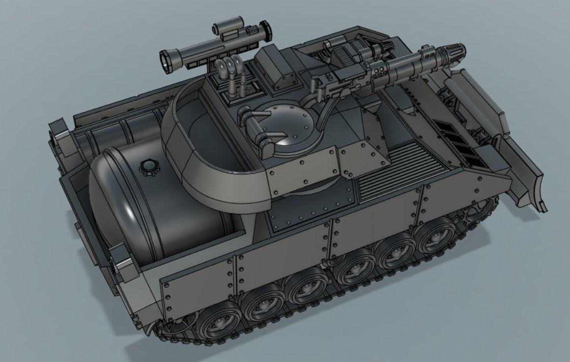 Zippo Flame Tank 3D print model_7