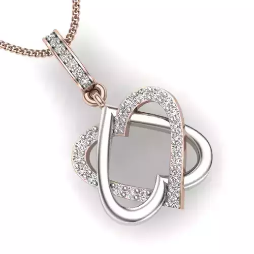 heart pendant  3D print model