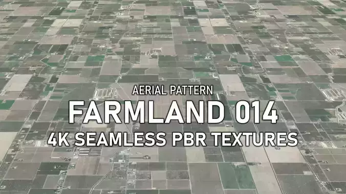 Seamless PBR Farmland - 014 Texture