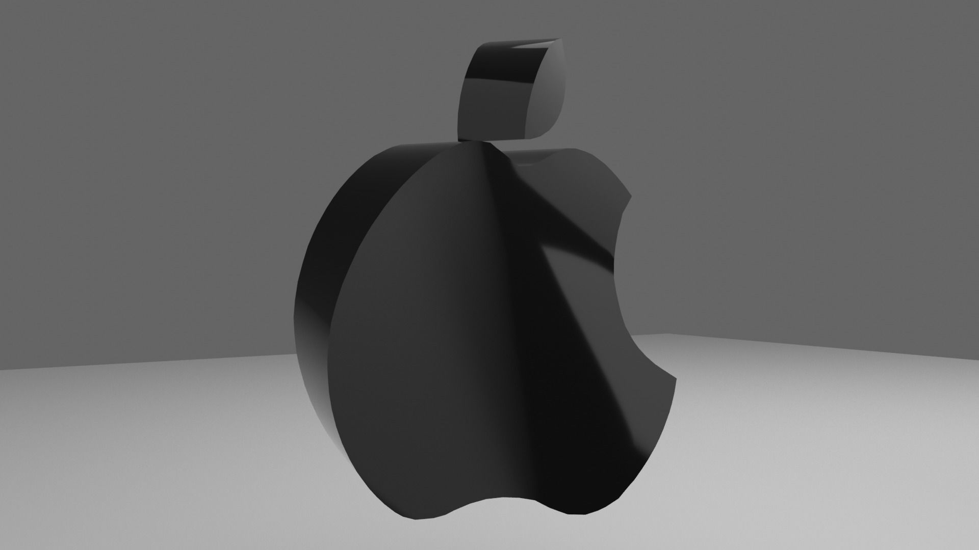 Cool Apple Logo Low-poly 3D model_5