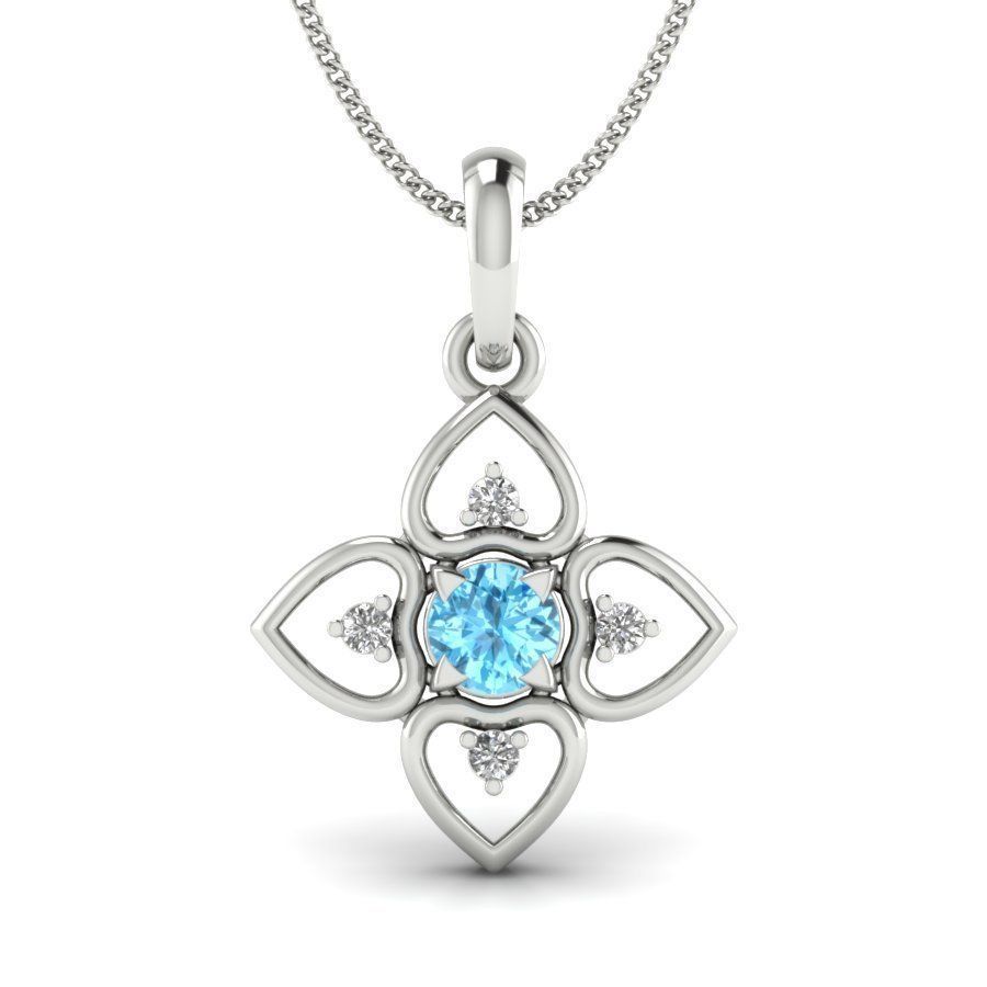 Women pendant  3D print model_10