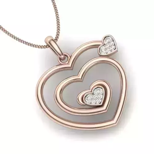 Heart Pendant 3D print model