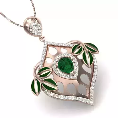 Pear Stone Pendant 3D print model