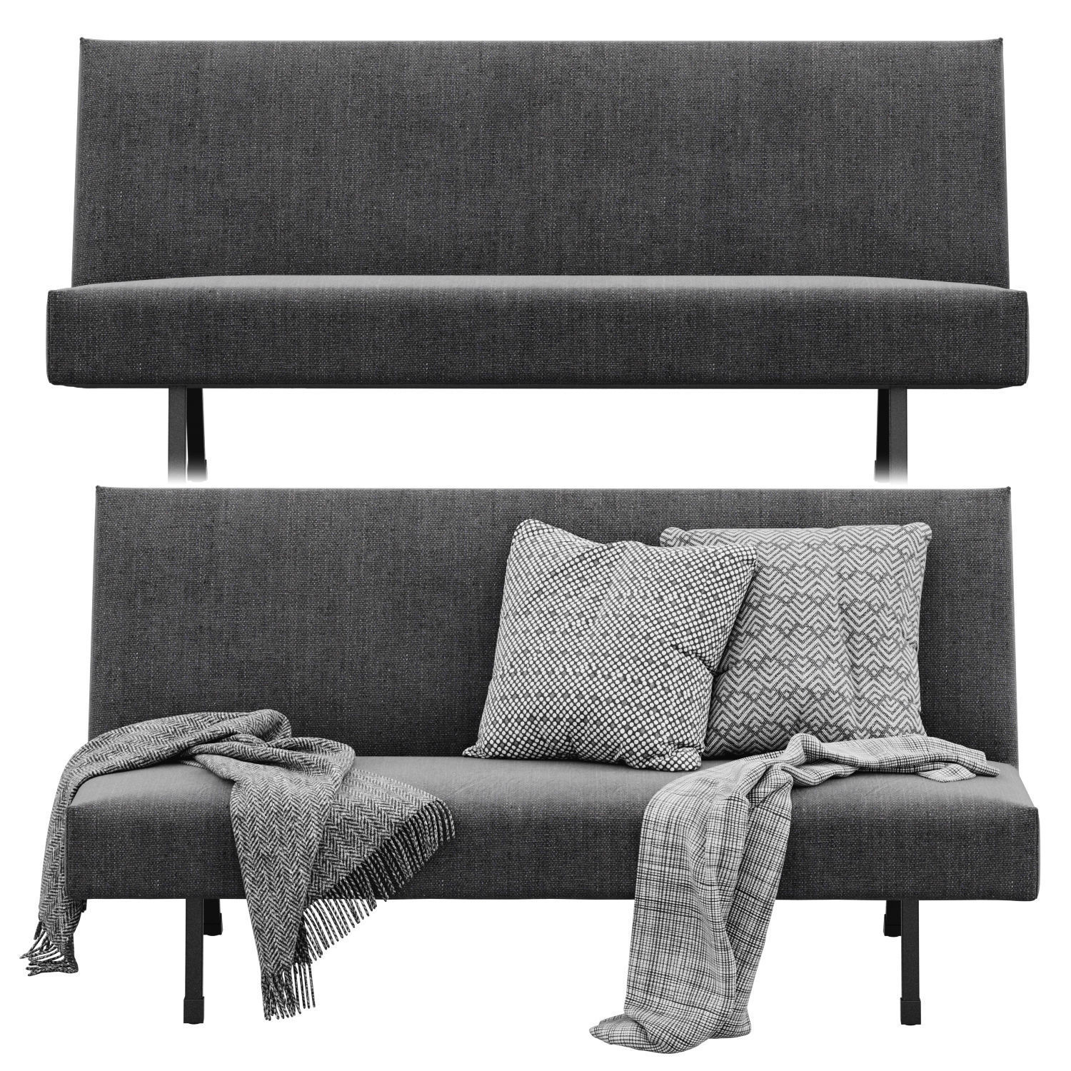 Minimalist Dutch Sofa 3D model_1