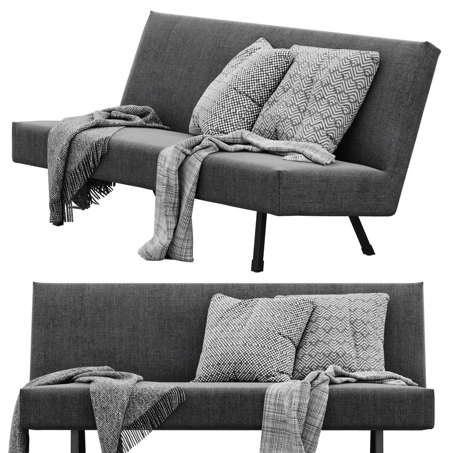 Minimalist Dutch Sofa 3D model_3
