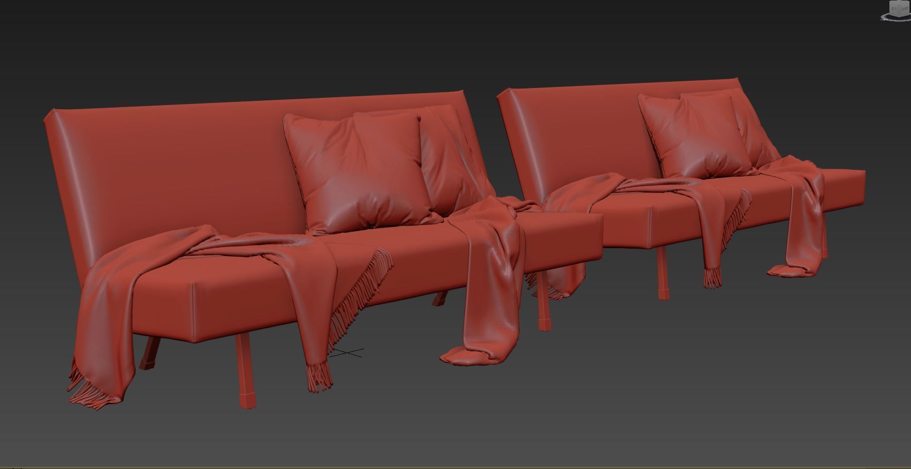 Minimalist Dutch Sofa 3D model_15