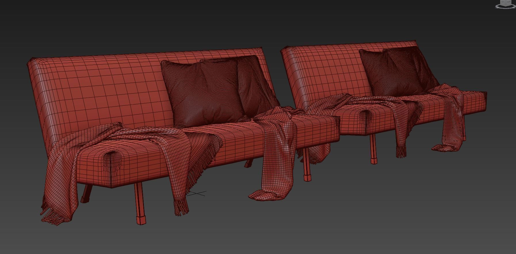 Minimalist Dutch Sofa 3D model_14