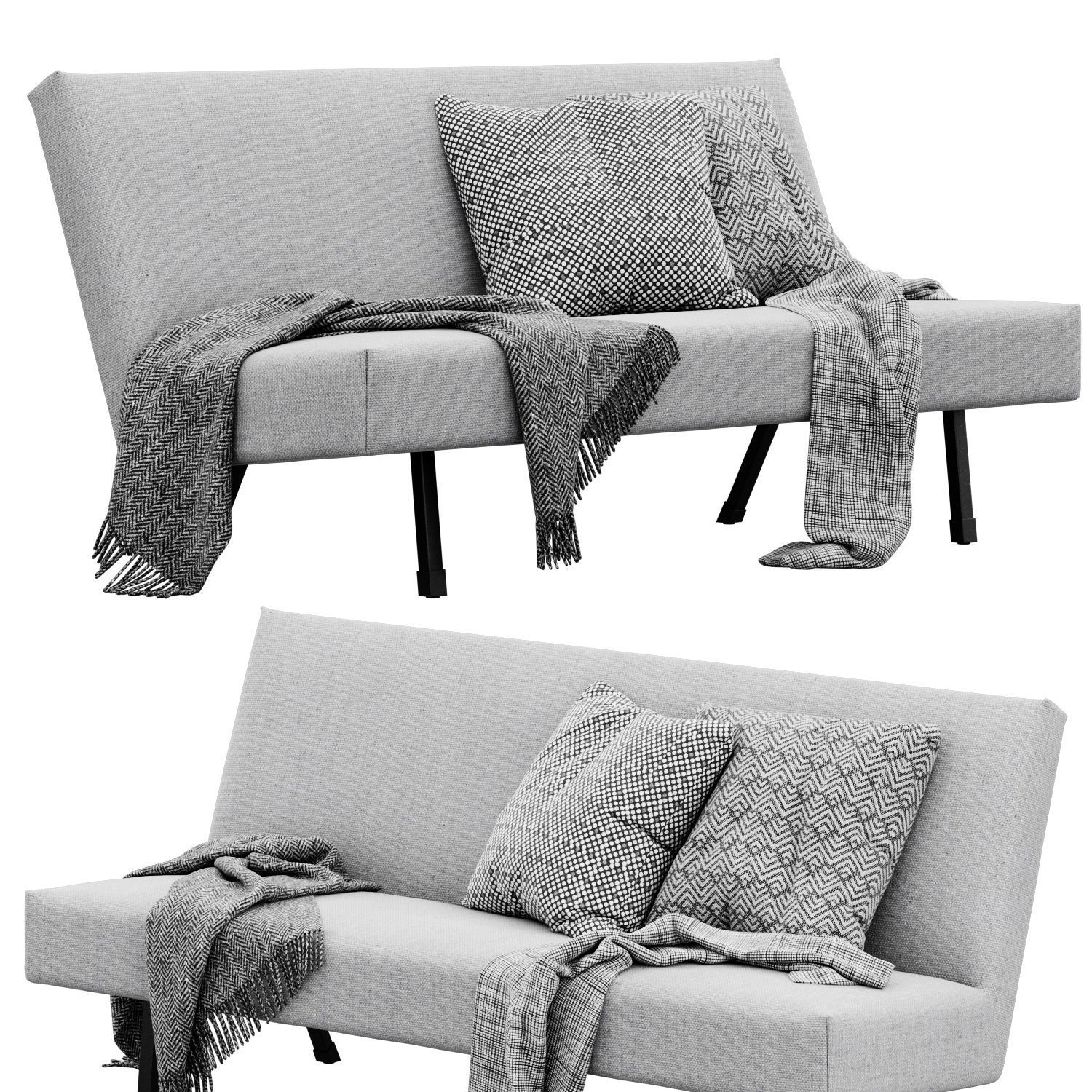 Minimalist Dutch Sofa 3D model_5