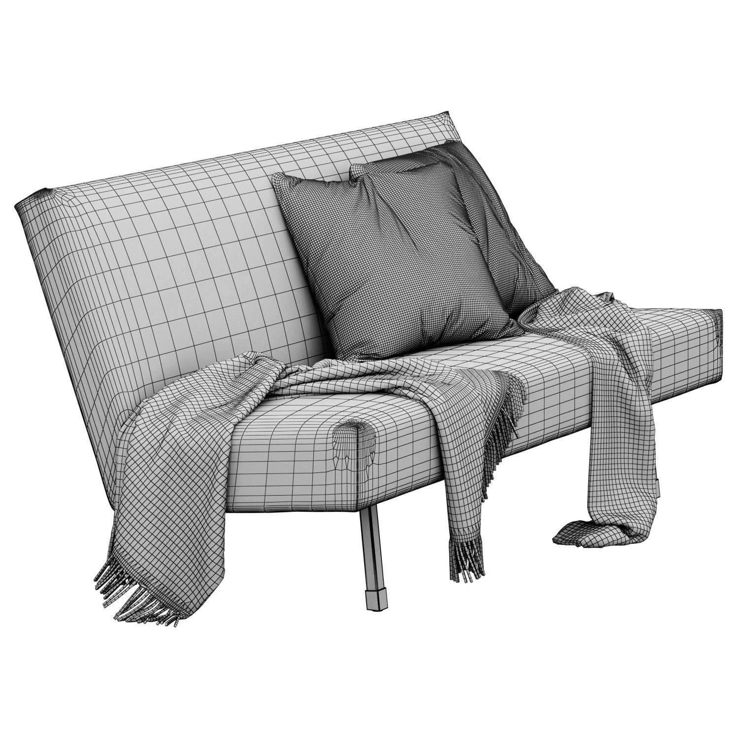 Minimalist Dutch Sofa 3D model_6