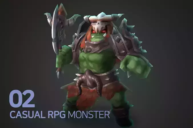 Casual RPG Monster - 2 Basar Rockpa