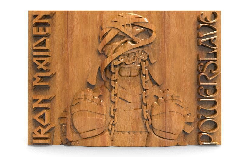 Iron maiden Eddie Powerslave CNC 3D print model_6