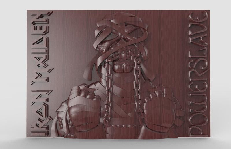 Iron maiden Eddie Powerslave CNC 3D print model_7