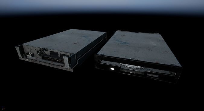 Samsung SDF-321B Floppy Drive Free low-poly 3D model