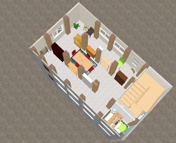 3D Hospital floor plan of apartment Low-poly 3D model_2
