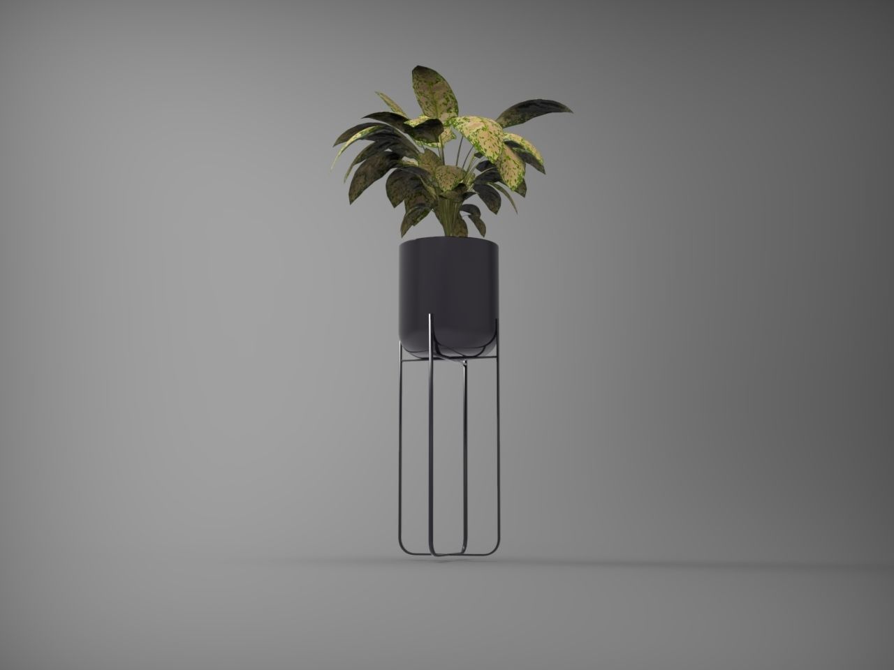 Planter Pot 3D model_2