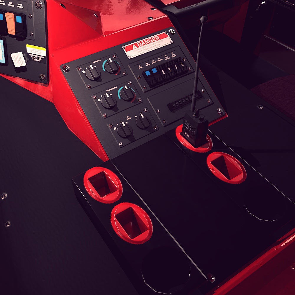 Fire truck fire engine truck PBR 3d model Low-poly 3D model_22