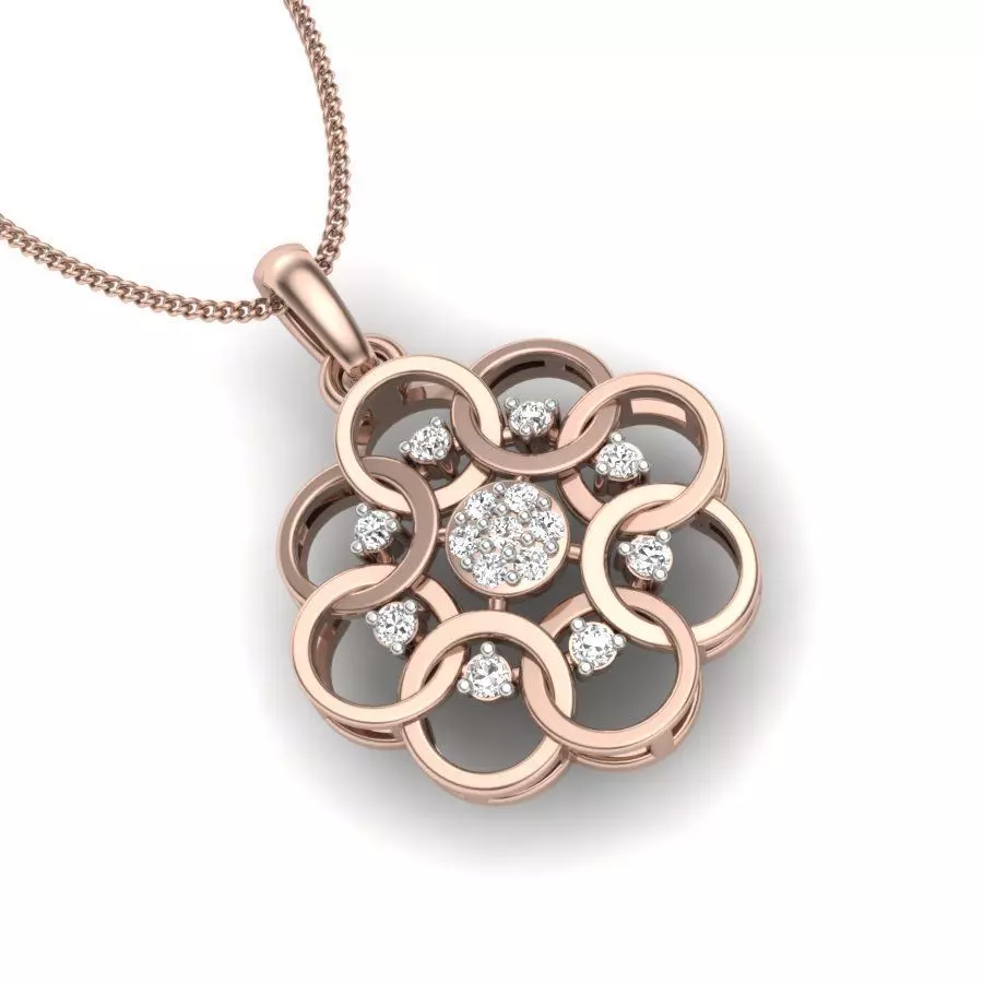 Gold Pendant 3D print model