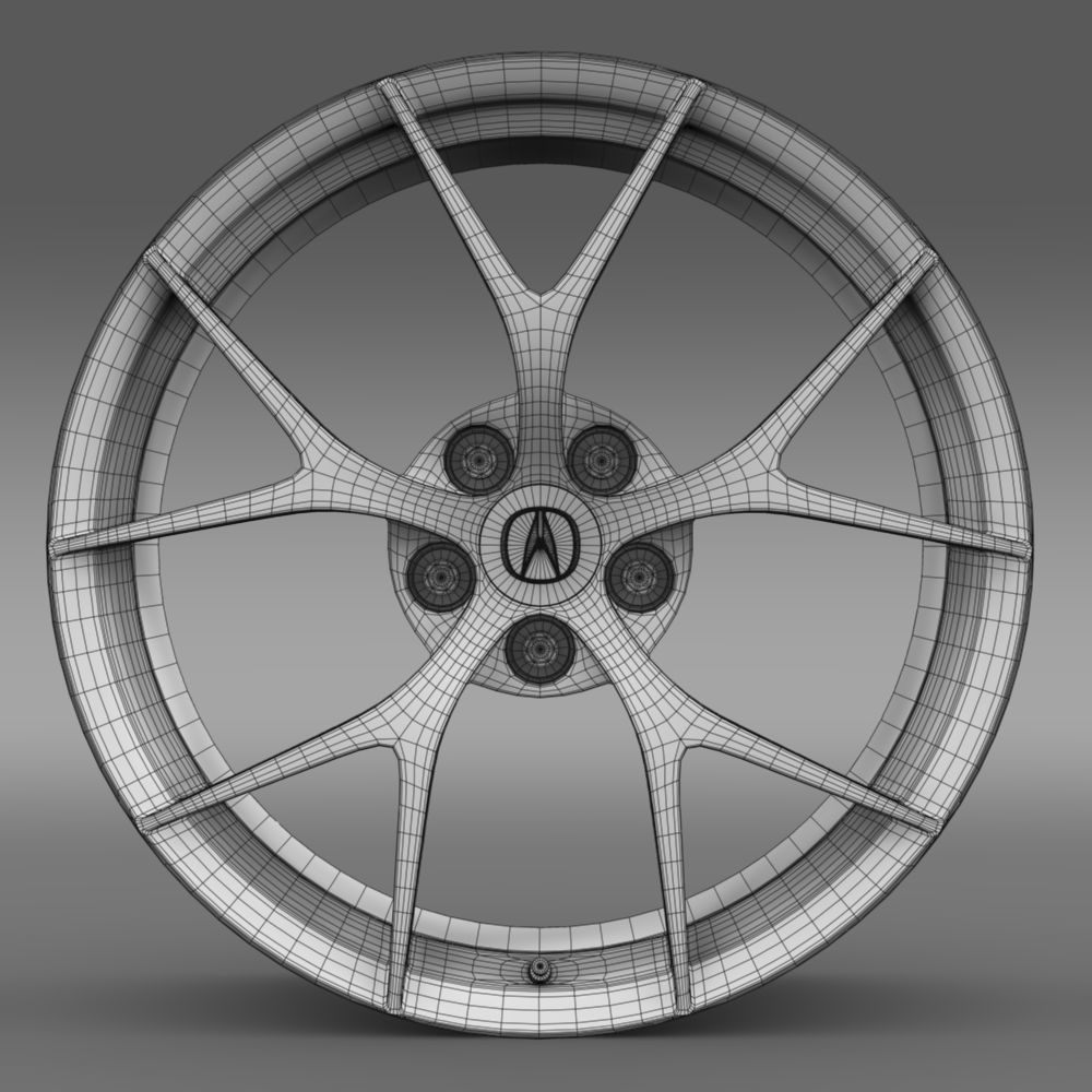 Acura NSX rim 2015 3D model_1