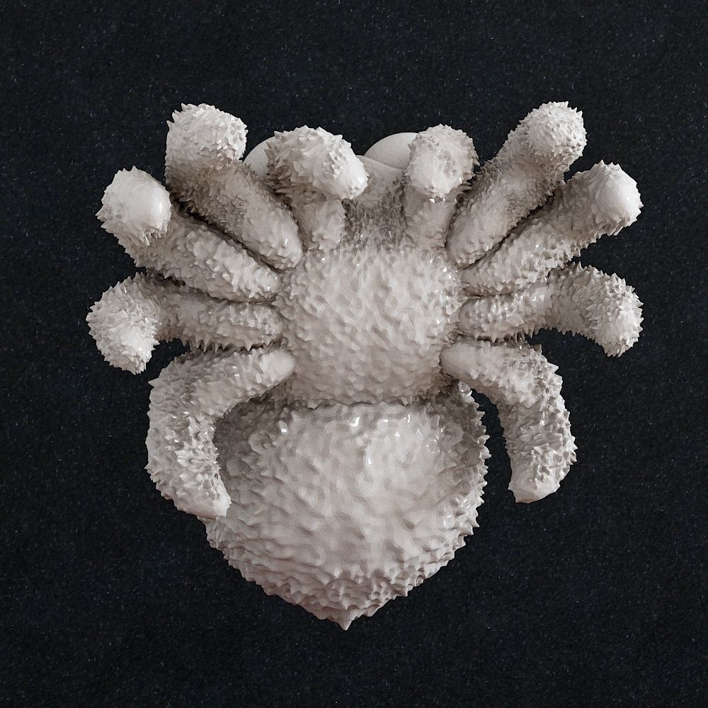 Spider Pendant 3D print model_5