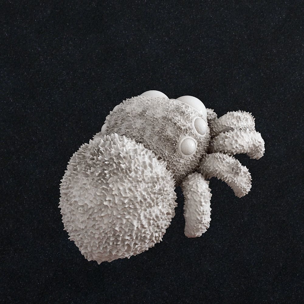 Spider Pendant 3D print model_4