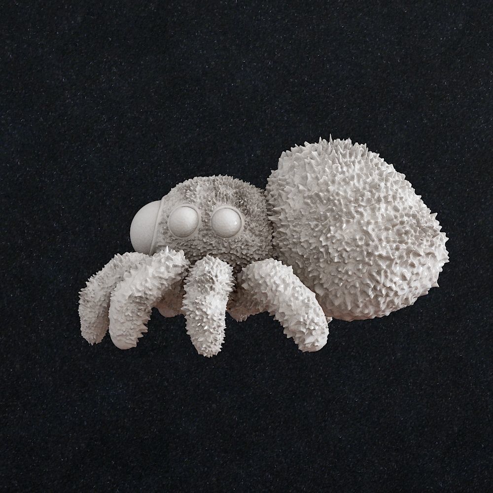 Spider Pendant 3D print model_2