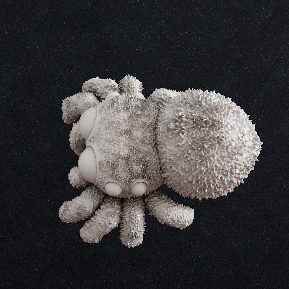 Spider Pendant 3D print model_3