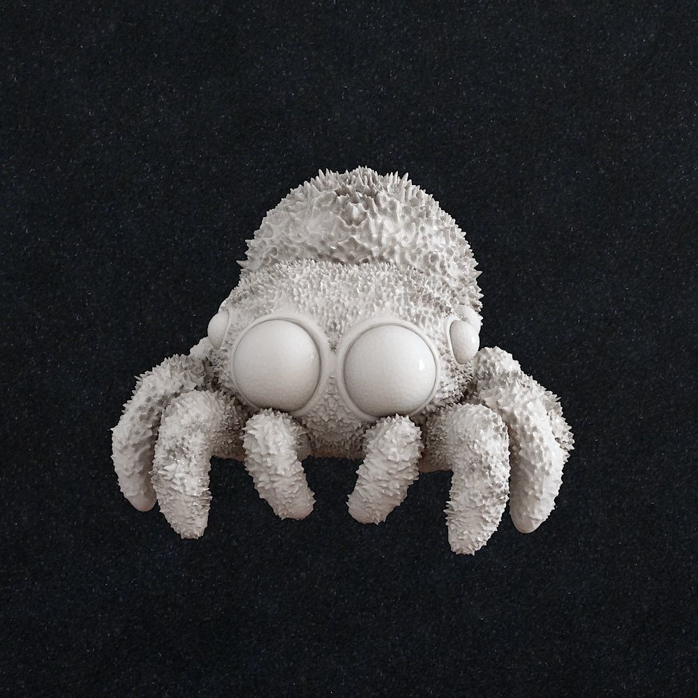 Spider Pendant 3D print model_1