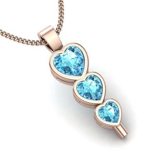 Heart Stone Pendant  3D print model