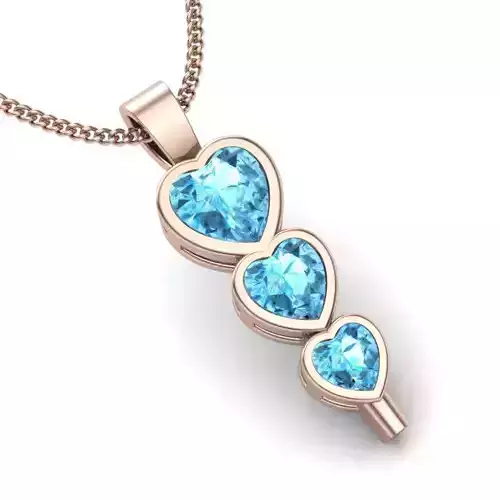 Heart Stone Pendant 