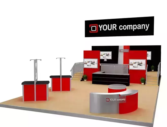 Booth Exhibition Stand a554 