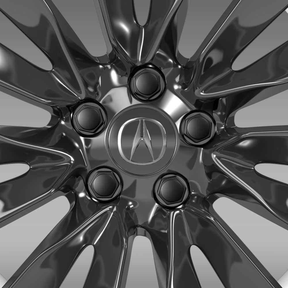 Acura RLX rim 3D model_5