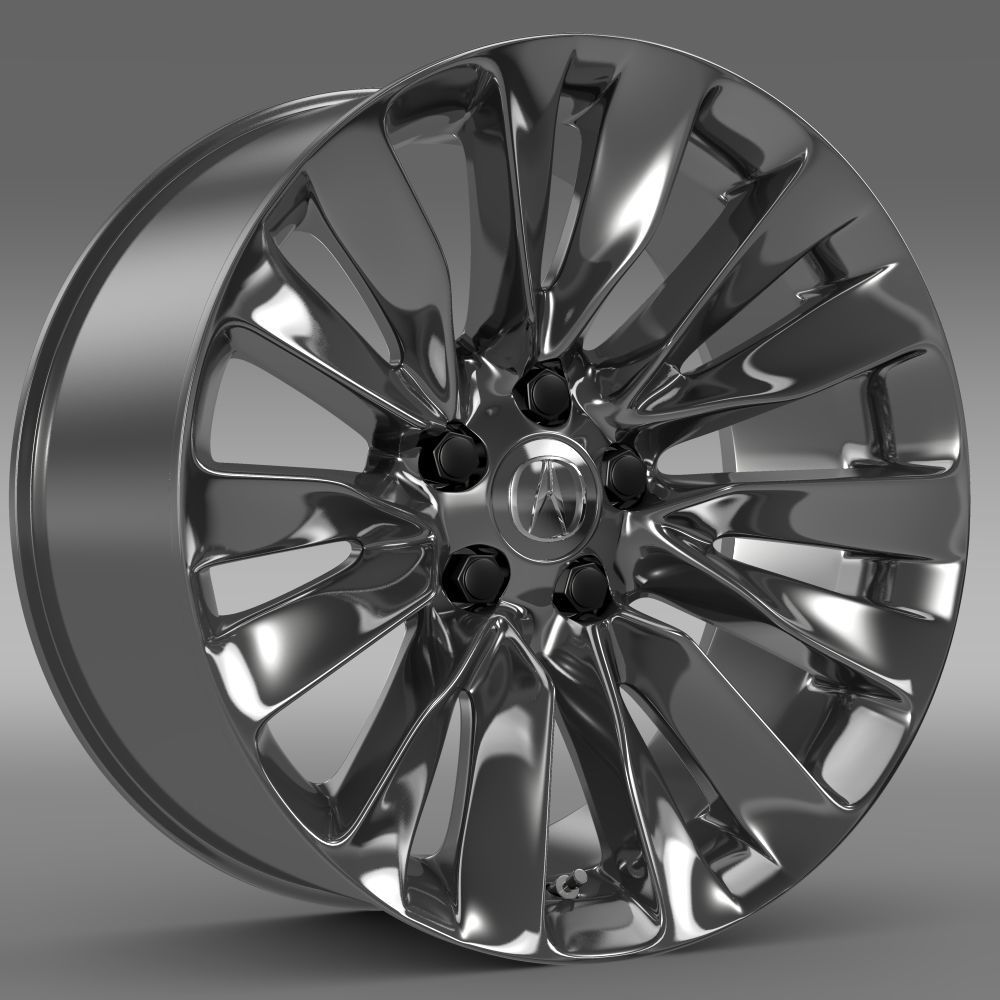 Acura RLX rim 3D model_3