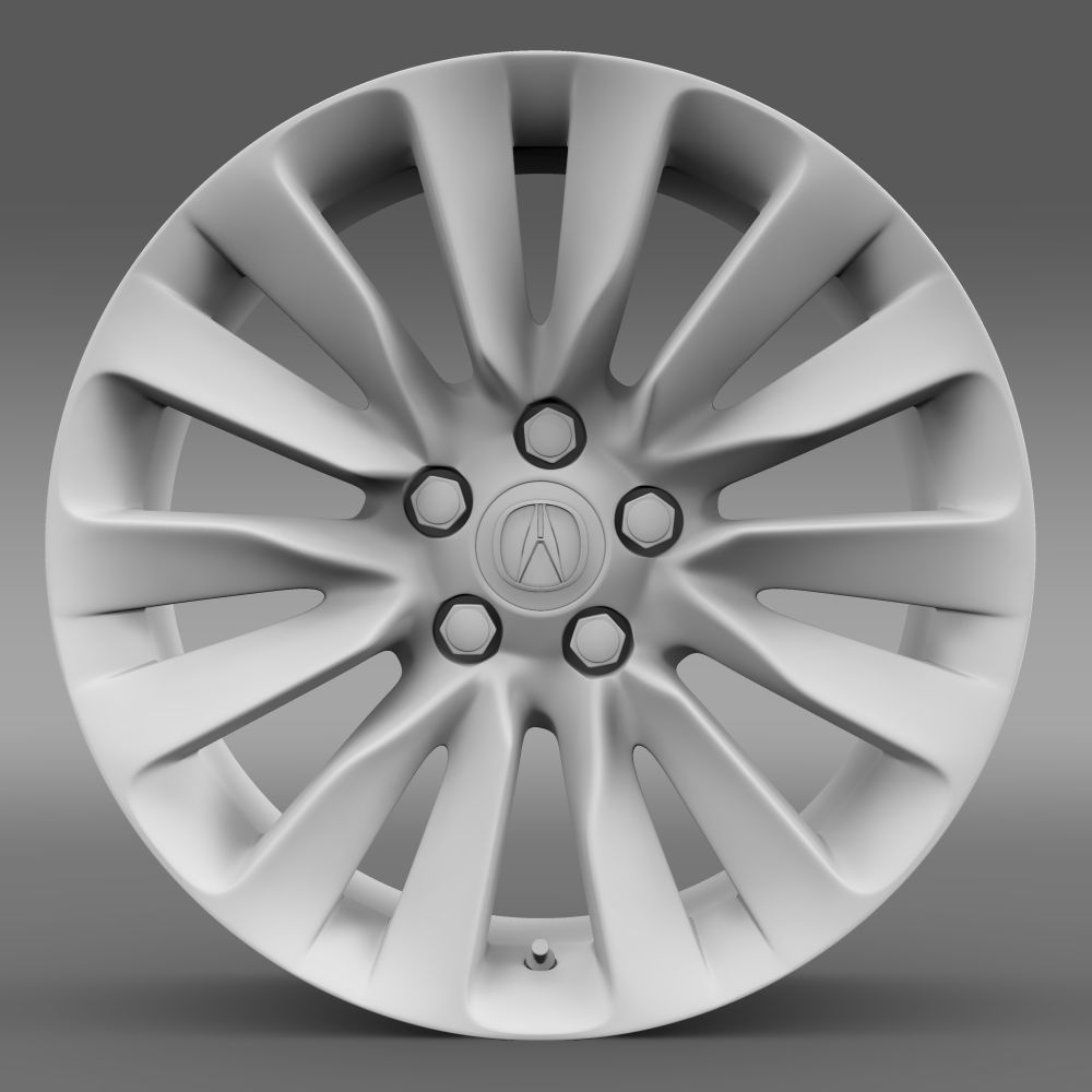 Acura RLX rim 3D model_8