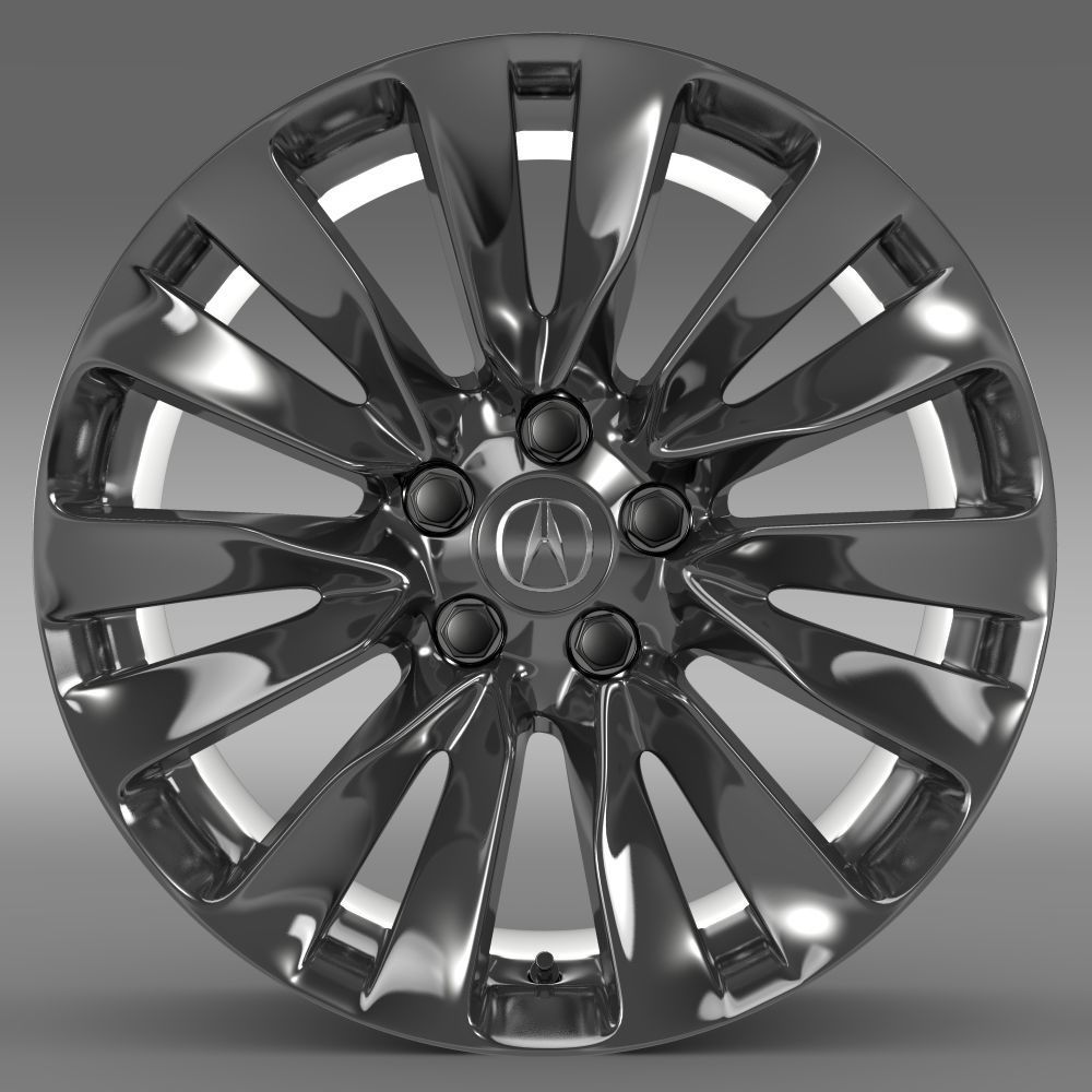 Acura RLX rim 3D model_2