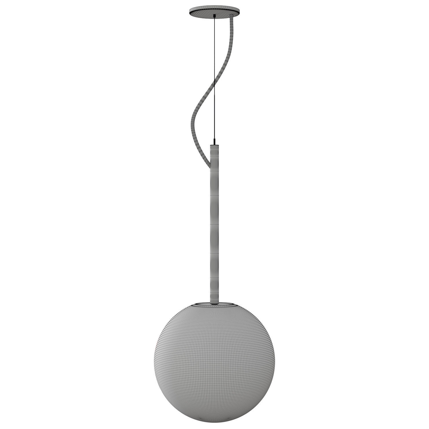 TR Bulb Pendant 3D model_4