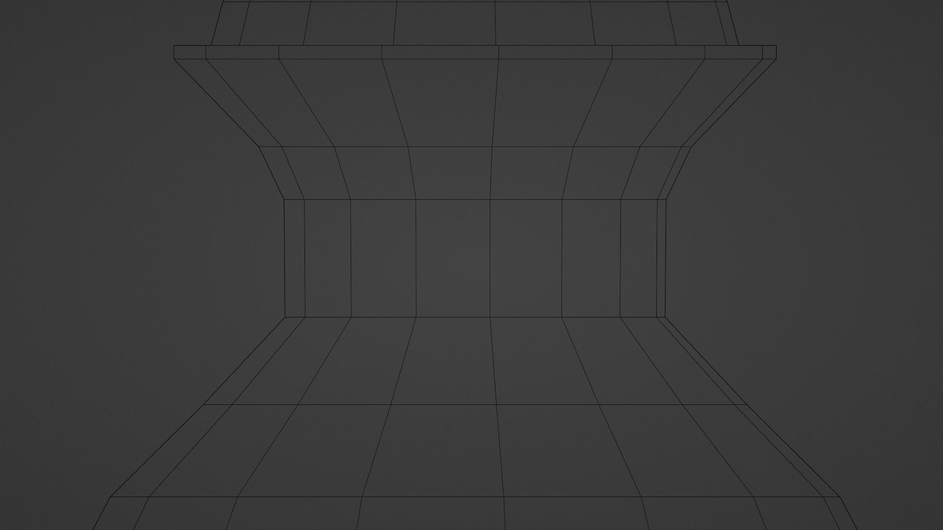 Ornate Silver Urn Low-poly 3D model_7