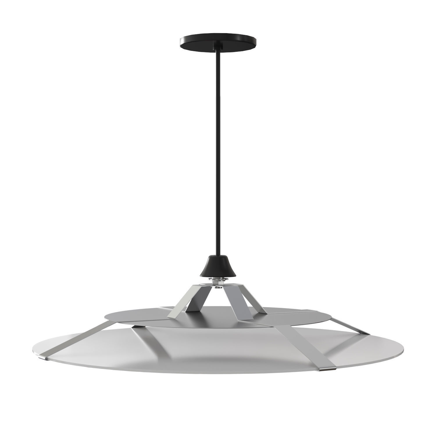 Circular Lamp 3D model_1