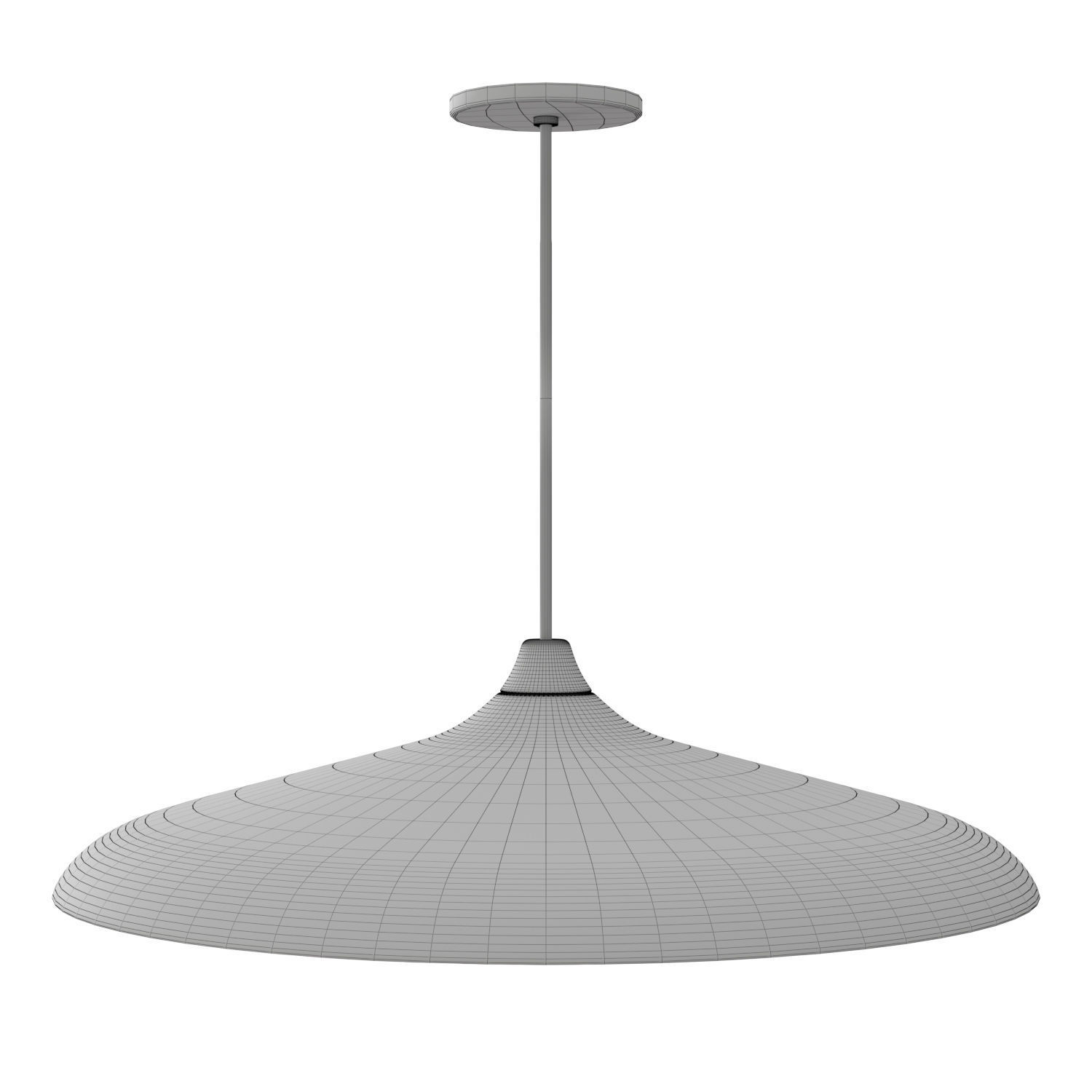 Circular Lamp 3D model_4